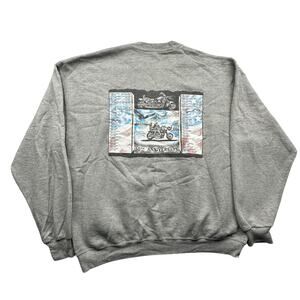 Vintage 2003 Bikers Memorial 10th Anniversary Bike Week Sweatshirt XL Graphic